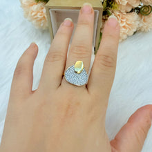 Load image into Gallery viewer, Ring - Gold free size zircon different shape
