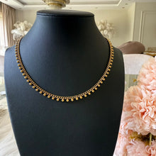 Load image into Gallery viewer, Necklace - Stainless steel gold simple chain with small balls
