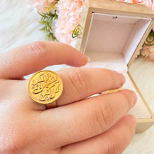 Load image into Gallery viewer, Ring - Stainless steel free size ring 7ob sentence
