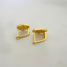 Load image into Gallery viewer, Earring - Turquoise Quranic writing
