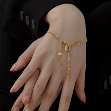 Load image into Gallery viewer, Bracelet - Stainless steel simple chain bracelet with shiny dots
