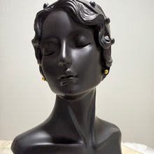 Load image into Gallery viewer, Stainless steel- Earrings gold ball
