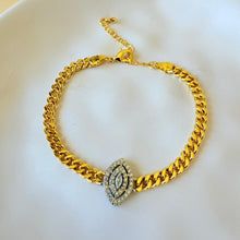 Load image into Gallery viewer, Bracelet - Gold-plated bracelet glowy design
