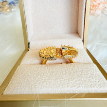 Load image into Gallery viewer, Ring size 7/8/9 - Gold f allah 5ayr 7afez
