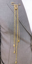 Load image into Gallery viewer, Brooch - New shape long gold brooch
