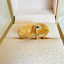 Load image into Gallery viewer, Ring size 7/8/9 - Gold f allah 5ayr 7afez
