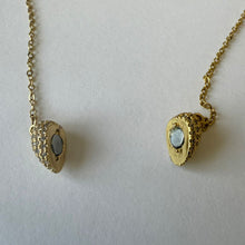 Load image into Gallery viewer, Necklace - Stainless steel gold magnetic zircon heart

