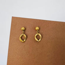 Load image into Gallery viewer, Earrings -  Stainless steel simple small pendant
