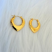 Load image into Gallery viewer, Earrings -  Stainless steel long zircon stones
