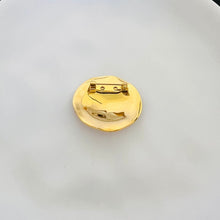 Load image into Gallery viewer, Brooch - Stainless steel gold circle
