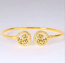 Load image into Gallery viewer, Bracelet - Free size bracelet double Tiger design
