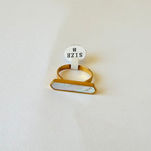 Load image into Gallery viewer, Ring size 7/8/9 - Gold-plated geometric shape
