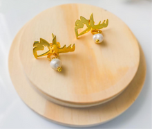 Load image into Gallery viewer, Earring - salam + pearl
