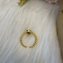Load image into Gallery viewer, Ring - Gold free size zircon pear shape

