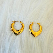 Load image into Gallery viewer, Earrings -  Stainless steel long zircon stones
