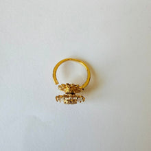 Load image into Gallery viewer, Ring - Gold-plated ring free size zircon flower
