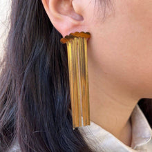 Load image into Gallery viewer, Earring - Stainless steel long tassels
