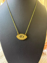 Load image into Gallery viewer, Necklace - Stainless steel gold eye shape enta 3omry
