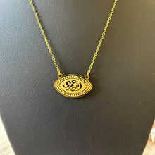 Load image into Gallery viewer, Necklace - Stainless steel gold eye shape enta 3omry
