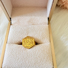 Load image into Gallery viewer, Ring - Stainless steel free size ring Arabic sentence another shape
