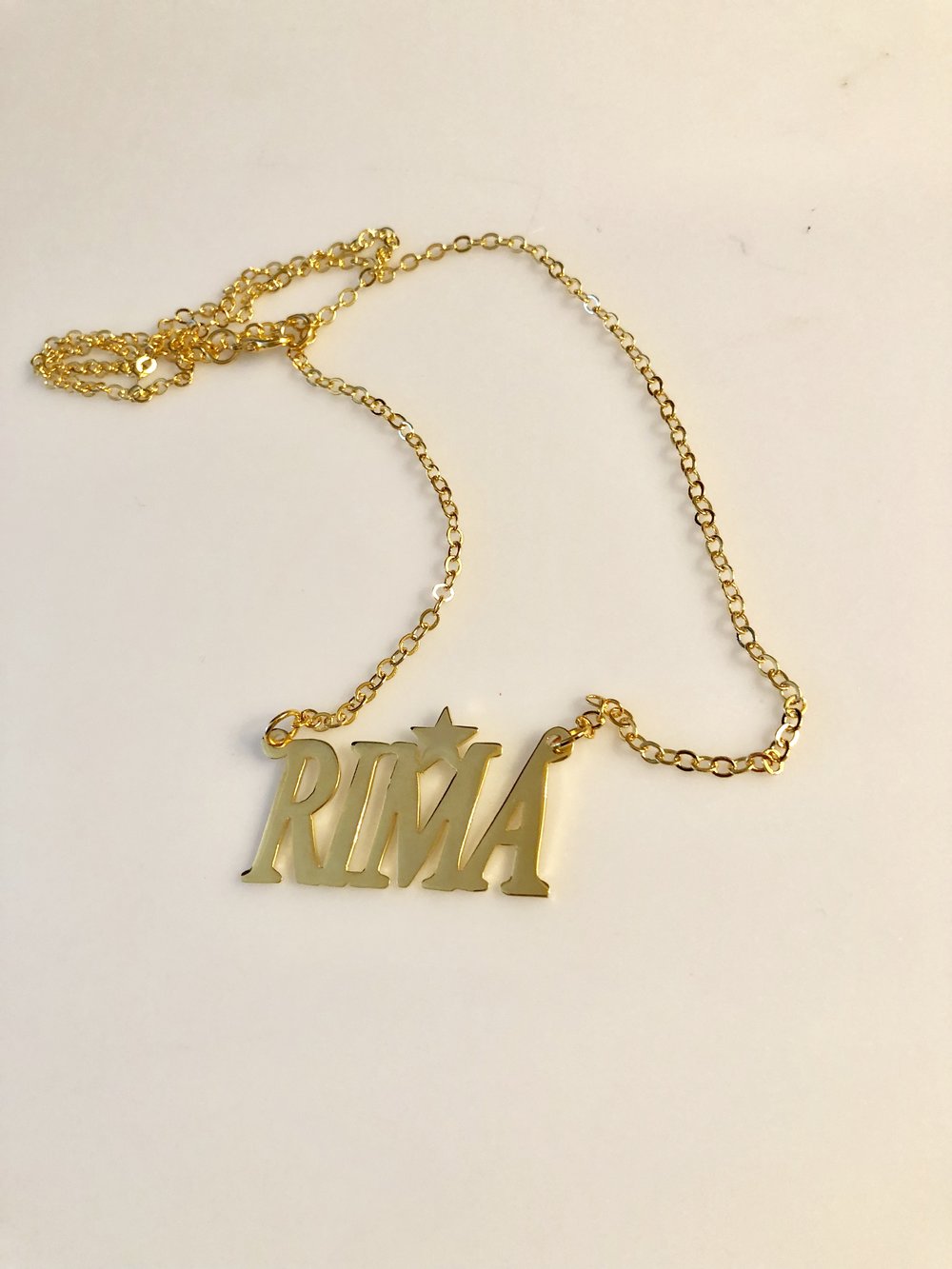 Name Necklace - Star