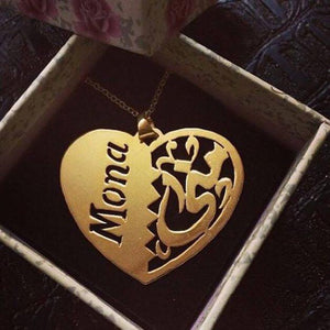 Name Necklace - Full Heart