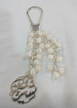 Load image into Gallery viewer, Keychain - Name Custom + pearl stone
