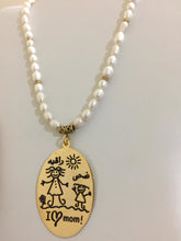 Load image into Gallery viewer, 2 name necklace - name picture
