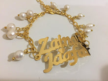 Load image into Gallery viewer, Customized - Two Names pearl Bracelet
