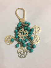 Load image into Gallery viewer, Keychain - 5 Names Custom + turquoise bundle
