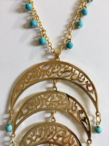 Islamic - Moons + Egyptian turquoise