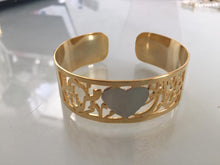 Load image into Gallery viewer, Customized - Heart Bracelet + Two Names
