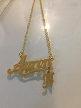 Load image into Gallery viewer, Name Necklace - Basic name letter
