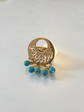 Load image into Gallery viewer, Ring - Doaa turquoise beads
