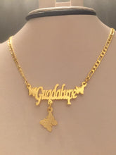 Load image into Gallery viewer, Name Necklace - Multi butterfly
