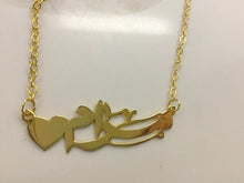 Load image into Gallery viewer, Name Necklace - Mini heart
