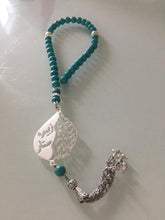 Load image into Gallery viewer, Pendant - Doaa Custom Car Stone multi turquoise
