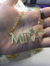 Load image into Gallery viewer, Name Necklace - Star
