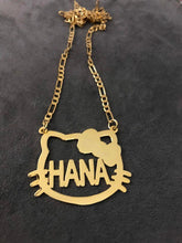 Load image into Gallery viewer, Name Necklace - Kitty name
