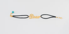 Load image into Gallery viewer, Customized - Single Name Bracelet + black
