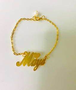 Customized - Bracelet + heart name