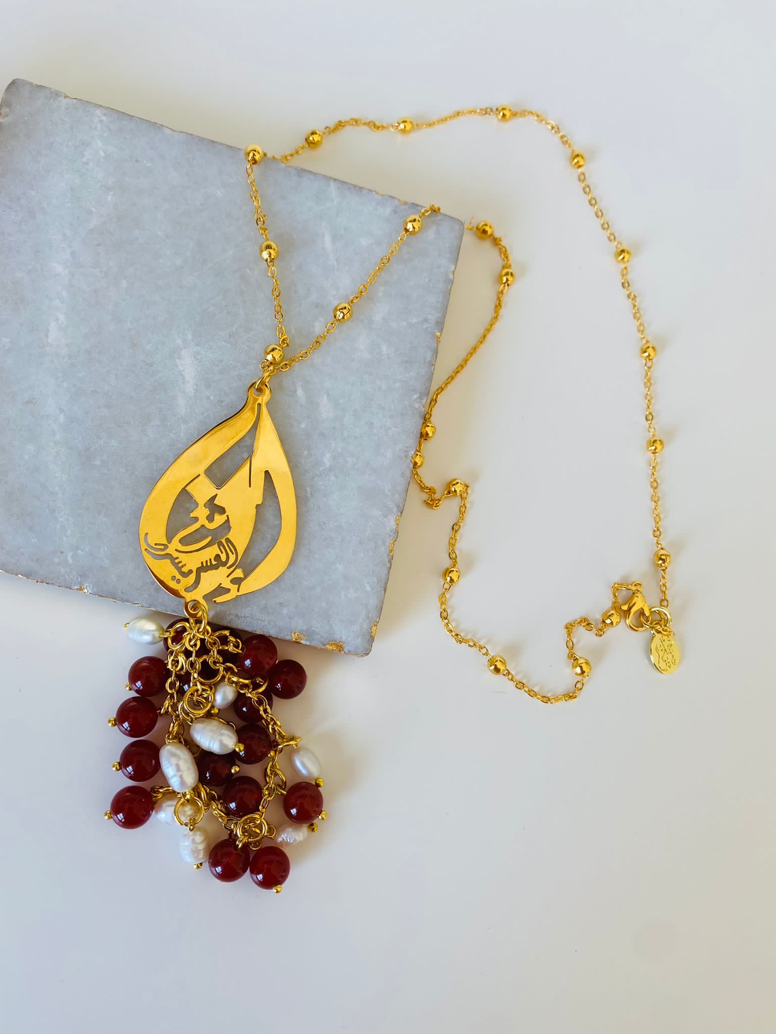 Necklace - ina ma'el3osr + bead bundle – Holee Jewelry