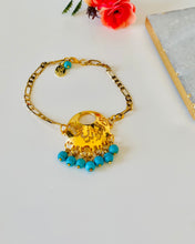 Load image into Gallery viewer, Customize Bracelet _ alfalak + turquoise
