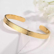Load image into Gallery viewer, Bracelet - stainless steel ayat alkursi open back
