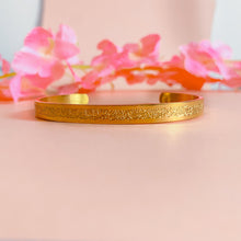 Load image into Gallery viewer, Bracelet - stainless steel ayat alkursi open back
