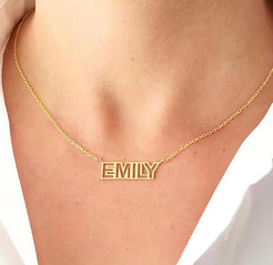 Name Necklace -  empty name