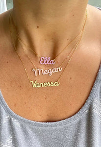 Name Necklace -  name colors