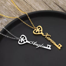 Load image into Gallery viewer, Name Necklace -  key by name
