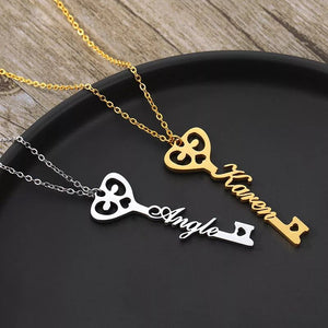Name Necklace -  key by name