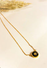 Load image into Gallery viewer, Necklace - plus in circle black  Necklace
